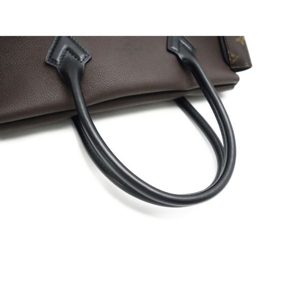 Louis Vuitton PM Chocolat Monogram Shoulder Bag Black - Picture 3 of 7